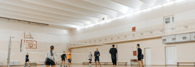 Volleyball trening